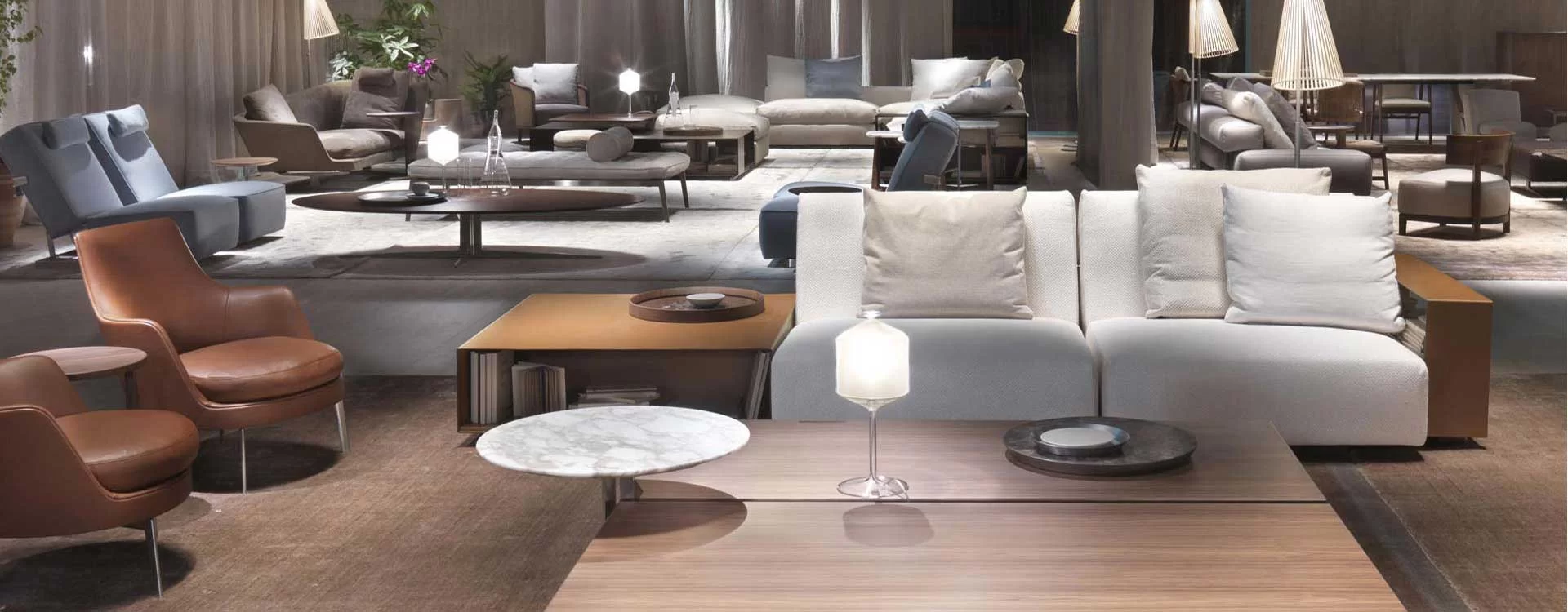 Divano modulare esempio completo Flexform