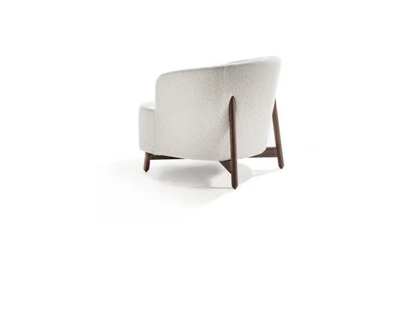 Back of Copine Wood Armchair by Porada