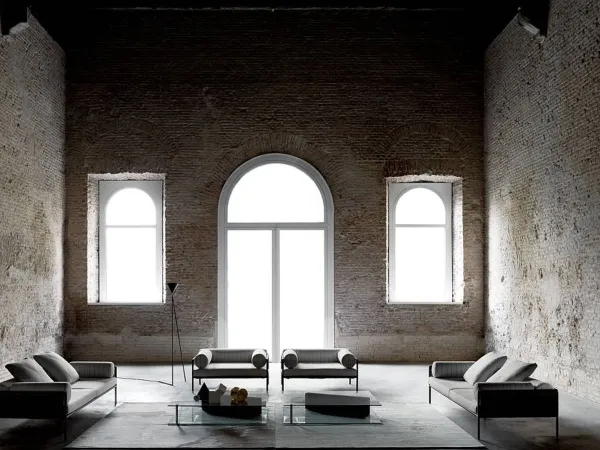 Agra armchair and the homonym sofa by Living Divani