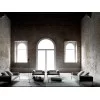 Fauteuil Agra et le canapé homonyme de Living Divani