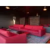 Une version rouge du canapé Box de Living Divani