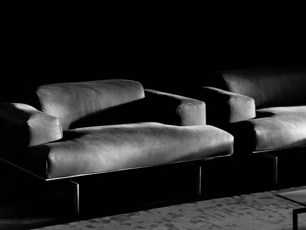 Sumo armchair by Living Divani in a setting
