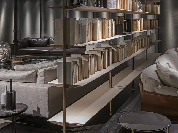 Vom Boden bis zur Decke reichendes Bücherregal Sailor von Living Divani