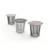 Trois versions de la table basse Berry outdoor de Flexform