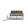 Lee outdoor sofa by Flexform with practical back and seat cushions
