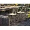 The back of the Echoes outdoor little armchair structure