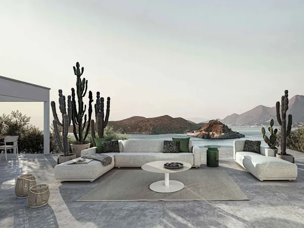 Sofá Laguna Set con una chaise longue