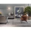 Version en tissu du fauteuil Bice