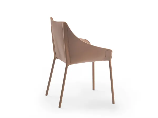 Details of the back of the chair Haiku by Flexform