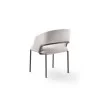 Details of the backrest of the armchair Alma by Flexform