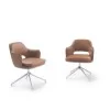 Continuous swivel mechanism for the Eliseo armchair