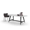 The Desco table and the Haiku chair by Flexform