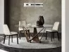 The Skorpio Round table in a dining room