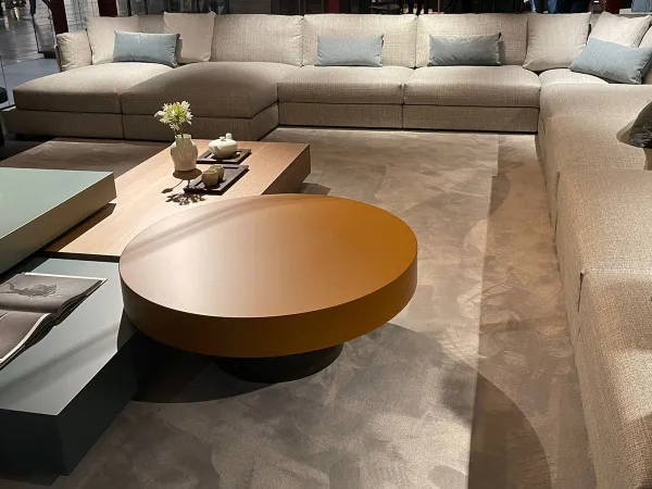 The Dolmen side table by Lema in a round version