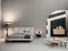 Le lit Viktor de Baxter dans une chambre à coucher