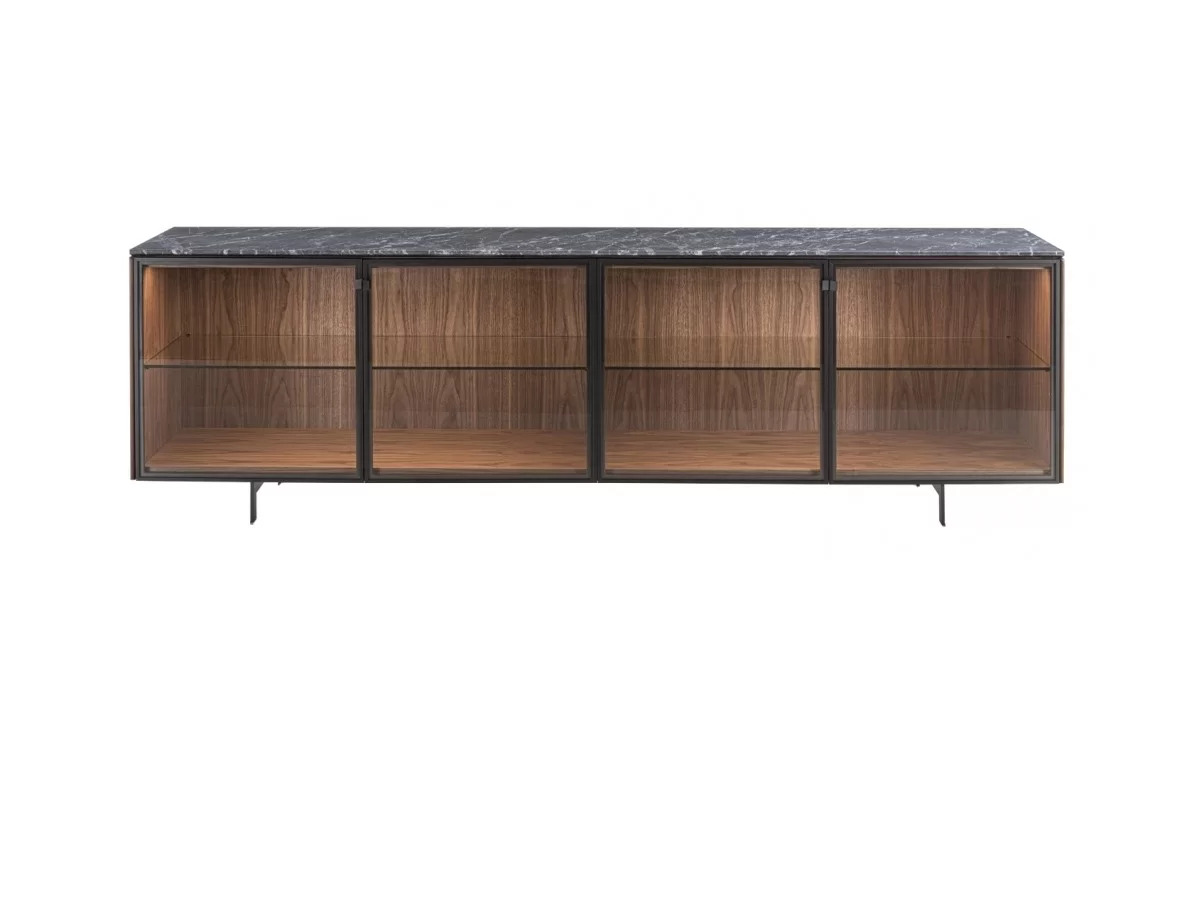 Aparadore Matics 4 Cristal de Porada: un mueble 100% Made in Italy