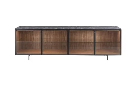 Aparadore Matics 4 Cristal de Porada: un mueble 100% Made in Italy