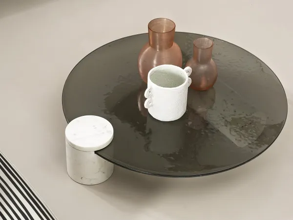 Detalles de la mesa de centro Verre Particulier