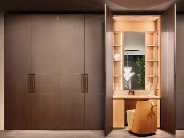 Lema Eureka wardrobe with the namesake vanity