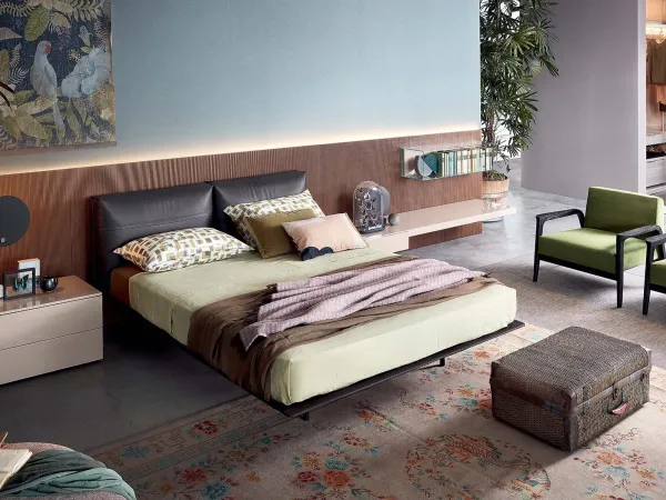 Leather version of the MyNight bed