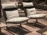 The Barracuda armchair in the version without armrests