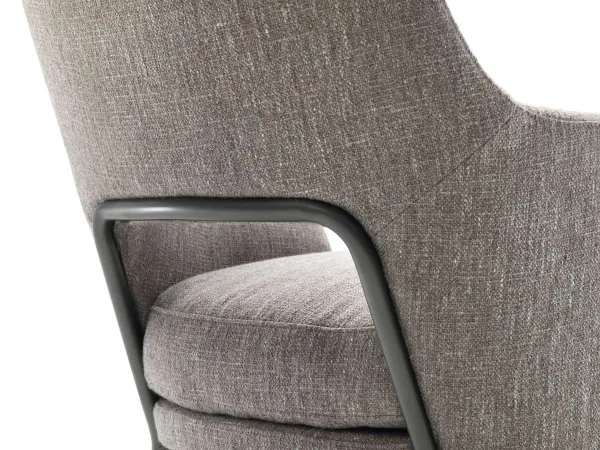 Détails du dossier du fauteuil Joyce