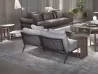 Detalles del respaldo del sillón Happy de Flexform