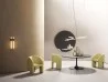 La lampada Therna in una zona living