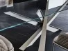 Details of the legs of the Lancer table by Cattelan Italia