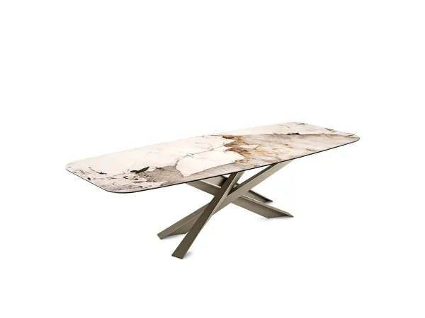 La mesa Lancer Keramik de Cattelan Italia