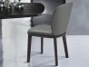Details der Rückenlehne des Chris Stuhls von Cattelan Italia