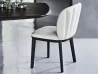 La silla Chrishell de Cattelan Italia - diseño acolchado de la estructura