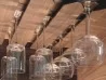 Internal glass holder compartment of the Atlante Bar cabinet