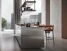 Isola Italia in acciaio inox con piano snack Era
