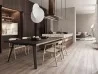 La cucina Convivium con tavolo integrato di Arclinea