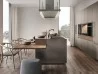 The Convivium island in Vintage stainless steel