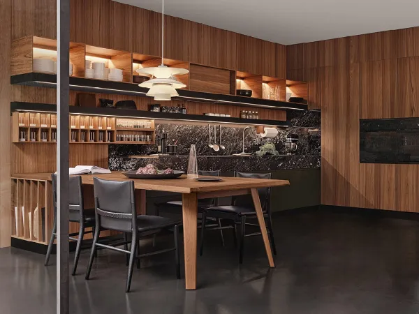 Convivium - Tavolo Penisola Cucina Arclinea