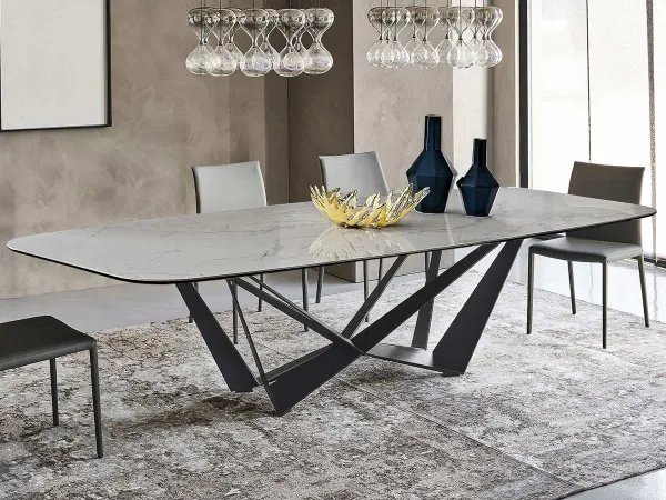 Der Skorpio Keramik Tisch von Cattelan Italia