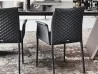 The Norma Couture chair in the version with armrests