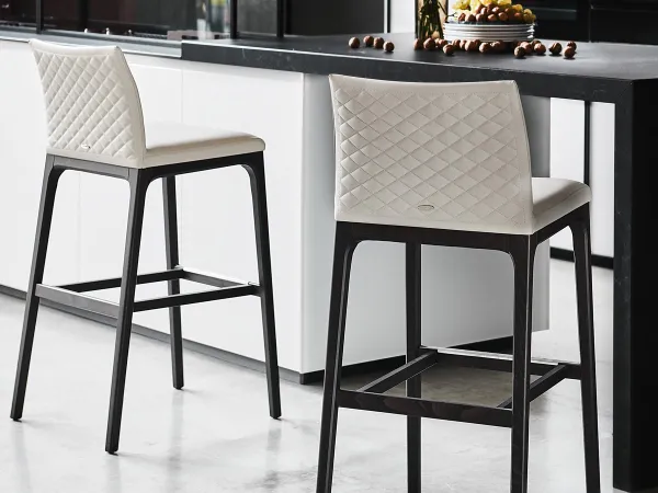 The Arcadia stool in the Couture version