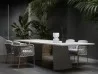 La table Wedge en finition effet béton