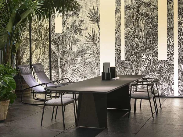 The Wedge table by Living Divani
