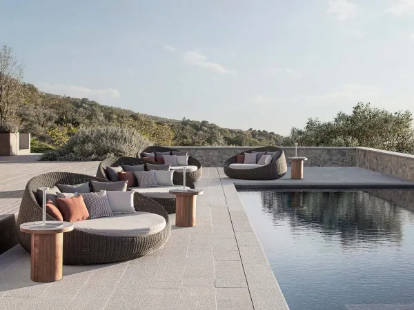 A contract space furnished with Atmosphera Twiga sofa