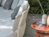 Details of the backrest of the Loto sofa by Atmosphera