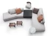 Il tavolino Perry di Flexform