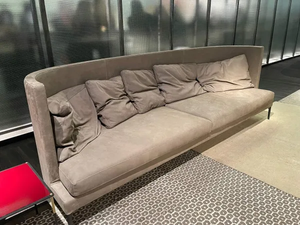 Living Divani Clan sofa in leather