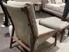 Details of the backrest of the Bice armchair