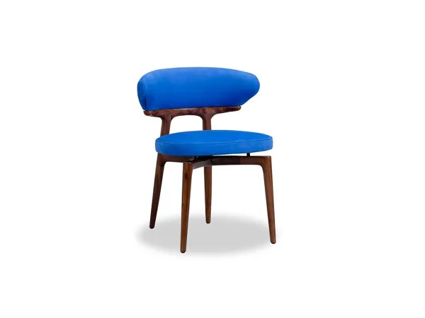 Clotilde leather chair by Baxter