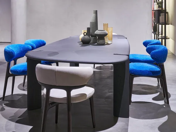 The Clotilde chair in different color finishes