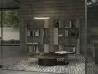 La libreria Fulham di Cattelan in una zona living